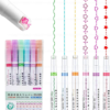 Linear Color Pen (6 Pcs)