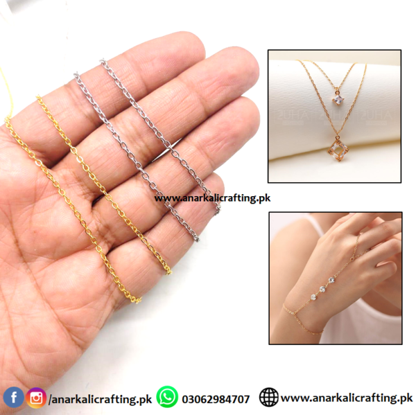 Loose Chain 2 mm (For Necklace, Bracelets)