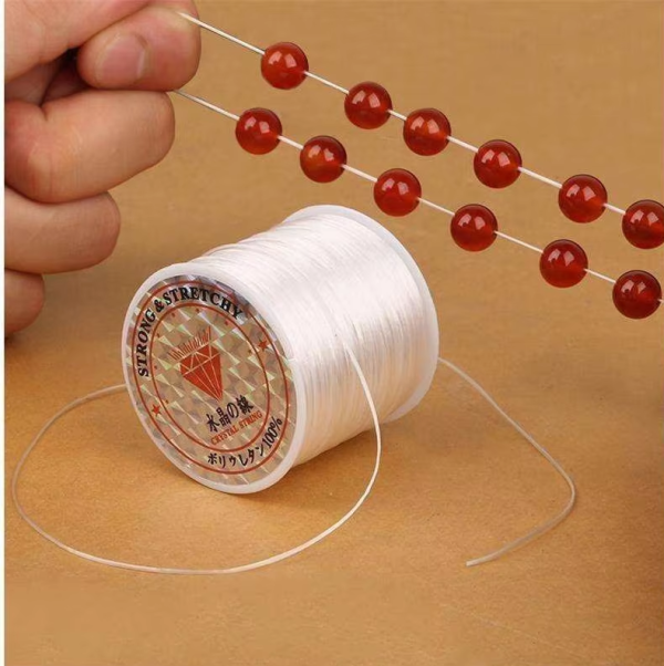 Elastic Transparent String