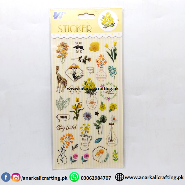 Floral Vinyl Stickers - Image 2