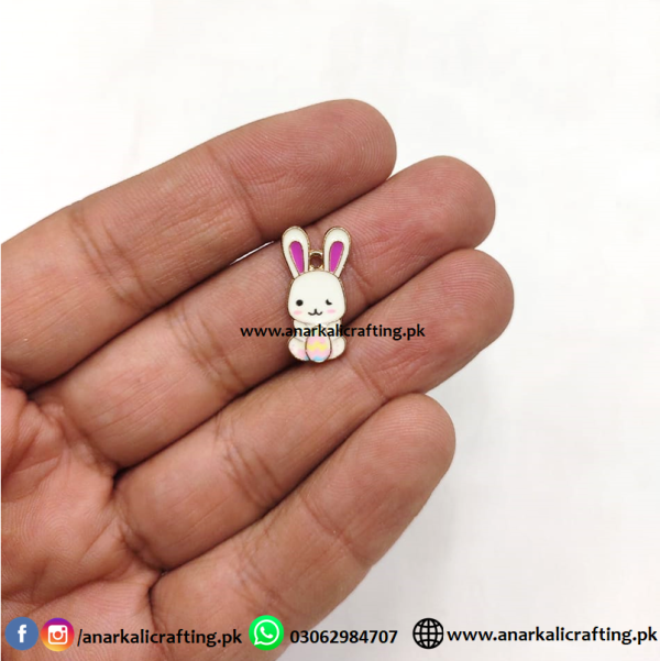 Enamel Charm Rabbit