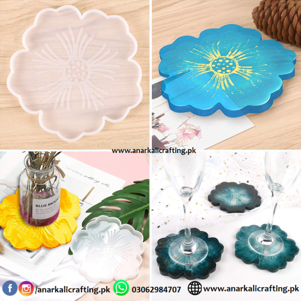 Coaster Mold Flower