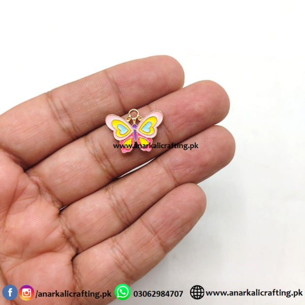 Enamel Charm Queen Butterfly