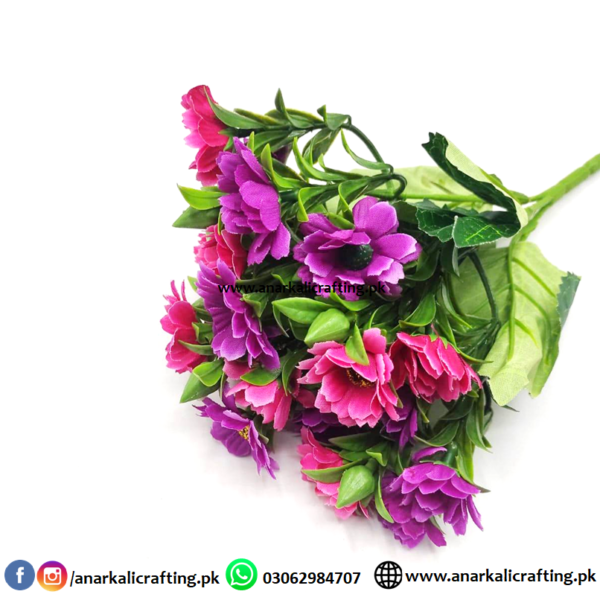 Bouquet Flower Bunch BF51 Purple & Pink