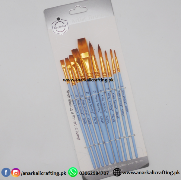 Round/Flat Brush Set KS (10 Pcs)