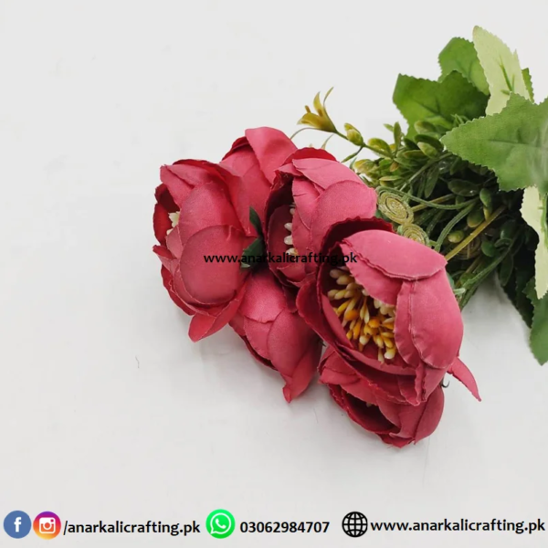 Bouquet Flower Bunch BF021 Dark Pink