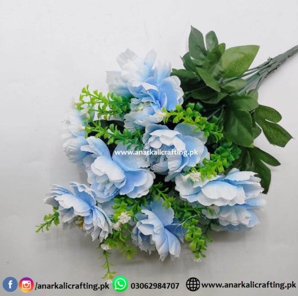 Bouquet Flower Bunch BF031 Light Blue
