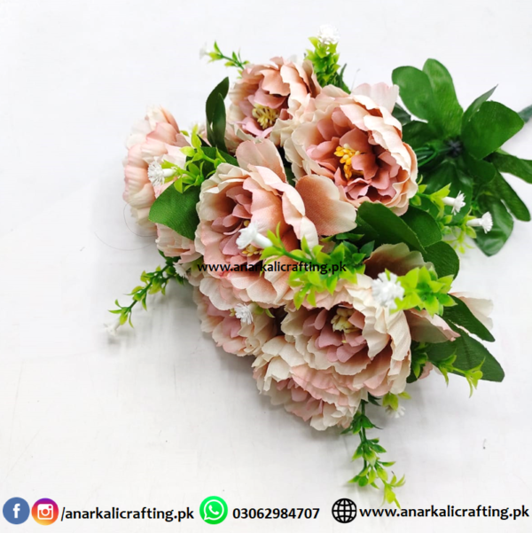 Bouquet Flower Bunch BF031 Peach