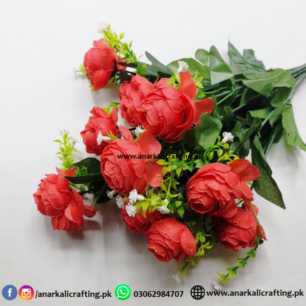 Bouquet Flower Bunch BF041 Red