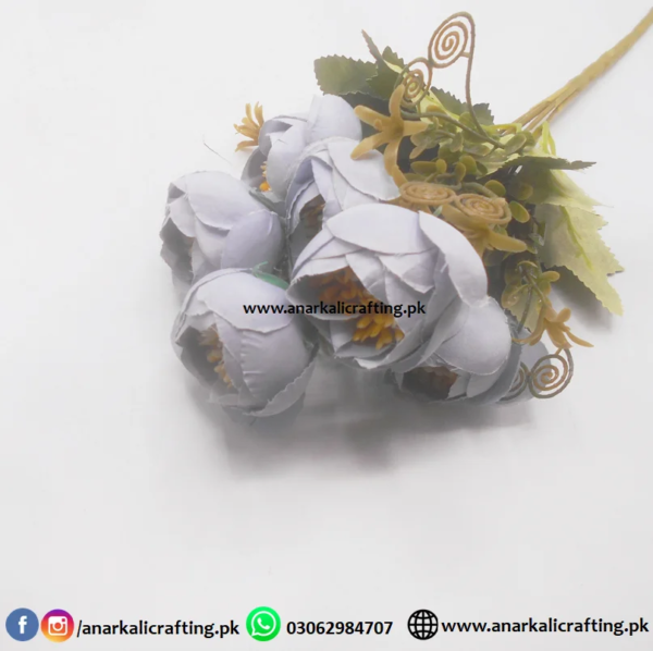 Bouquet Flower Bunch BF021 Light Blue