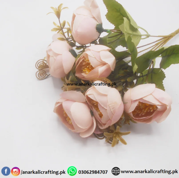 Bouquet Flower Bunch BF021 Peach