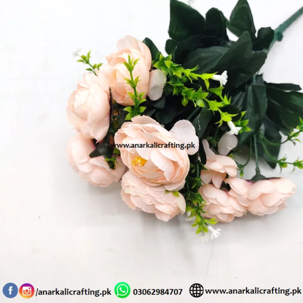 Bouquet Flower Bunch BF041 Peach