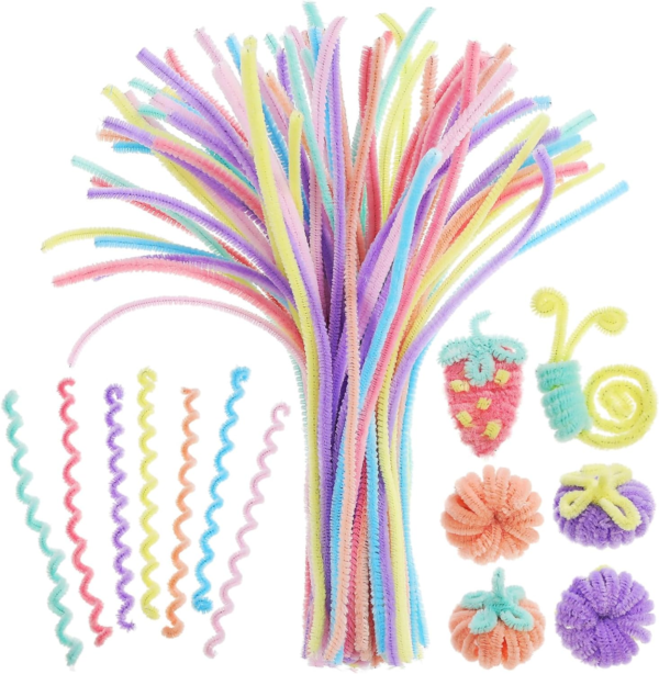 Pipe Cleaner Pastel Chenille