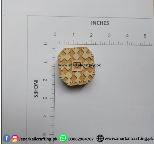 Wooden Block for Fabric 018