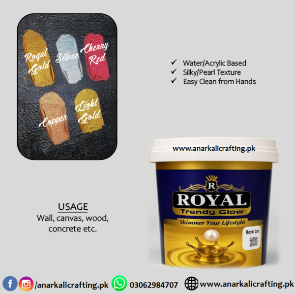 Royal Artisan Paint (Metallic/Pearl Paint) 100 ml