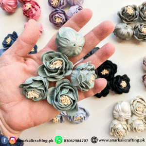 Korean Velvet Roses (Sage)