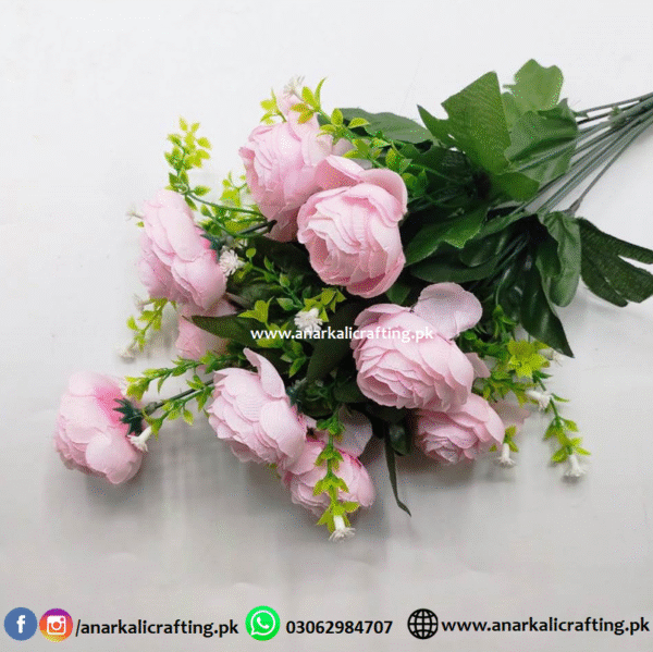 Bouquet Flower Bunch BF041 Light Pink