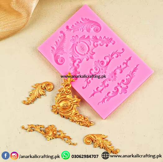 Motif/Border Mold H (For Clay, Fondant, Concrete)