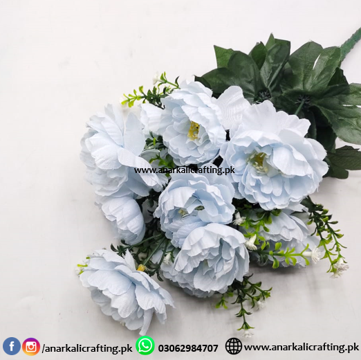Bouquet Flower Bunch BF031 Baby Blue