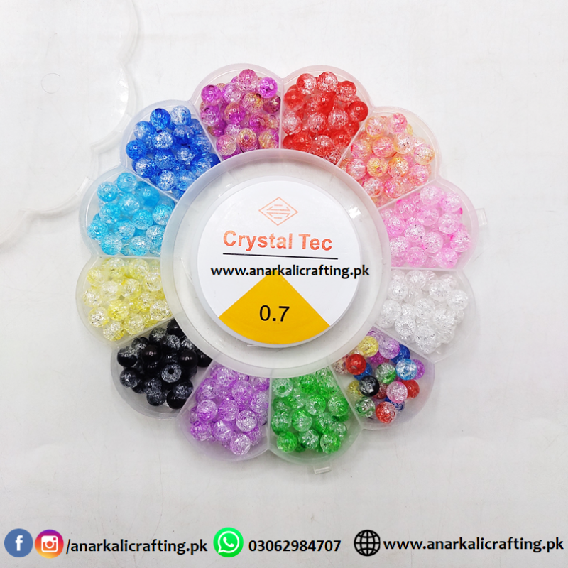Crackle Beads Box - Anarkali Crafting