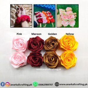 Ribbon Roses Big (10 pcs)