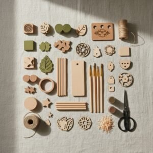 Wooden Supplies - Anarkali Crafting