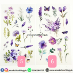 Floral Pet Stickers Set A - Image 4