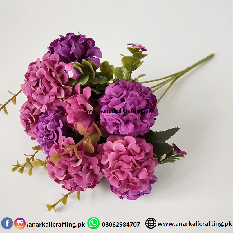 Big bunch 4 Bouquet Flower Bunch BF014 Pink & Purple - Image 1