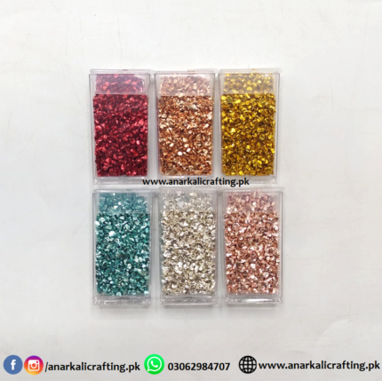 Metallic Crushed Stones Set