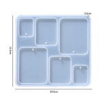 Keychain/Jewelry Mold Square