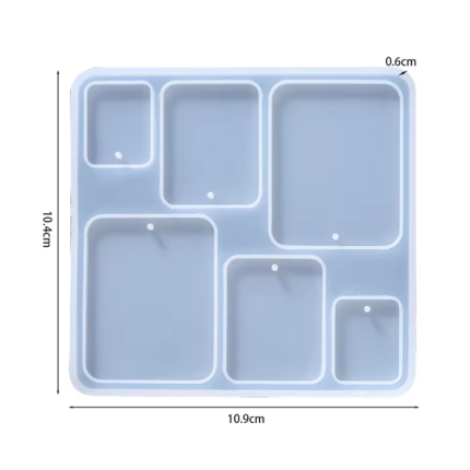 Keychain/Jewelry Mold Square
