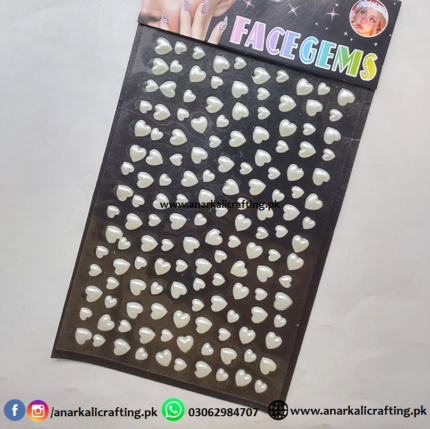 Sticky Heart Pearl Sheet