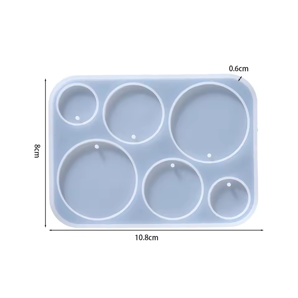 round Keychain/Jewelry Mold Round - Image 1