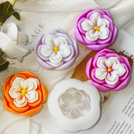 Candle Mold Gardenia Flower