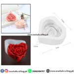 Candle Mold Heart Rose