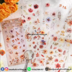 Floral Pet Stickers Set D