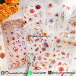 Floral Pet Stickers Set D