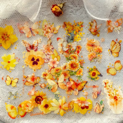 Floral Pet Stickers Set I