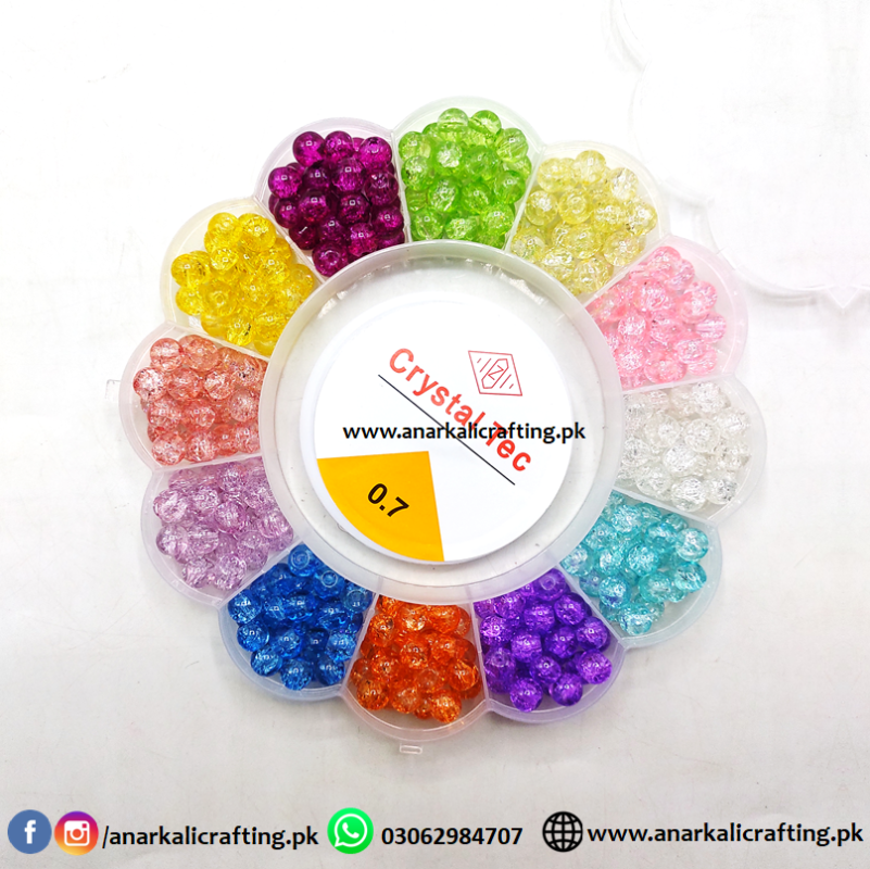 Crackle beads - Anarkali Crafting