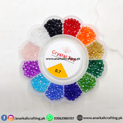 Box of Crystal Beads (Faceted)