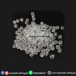 Crystal Acrylic Beads White