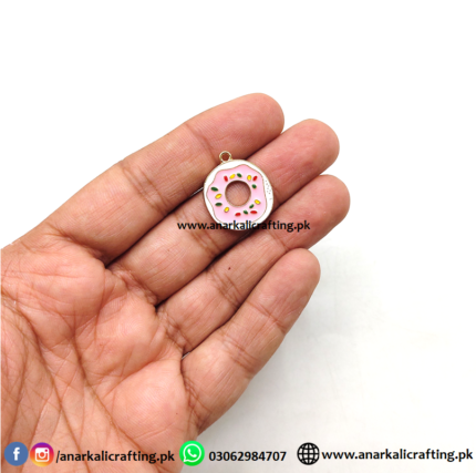 Enamel Charm Donut