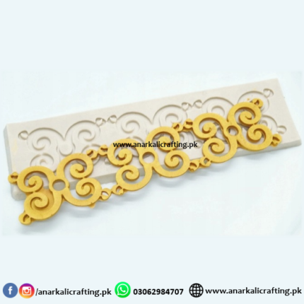 Motif/Border Mold M (For Clay, Fondant, Concrete)