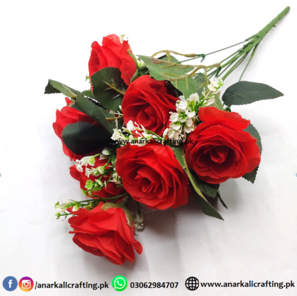 Bouquet Flower Bunch BF017 Red
