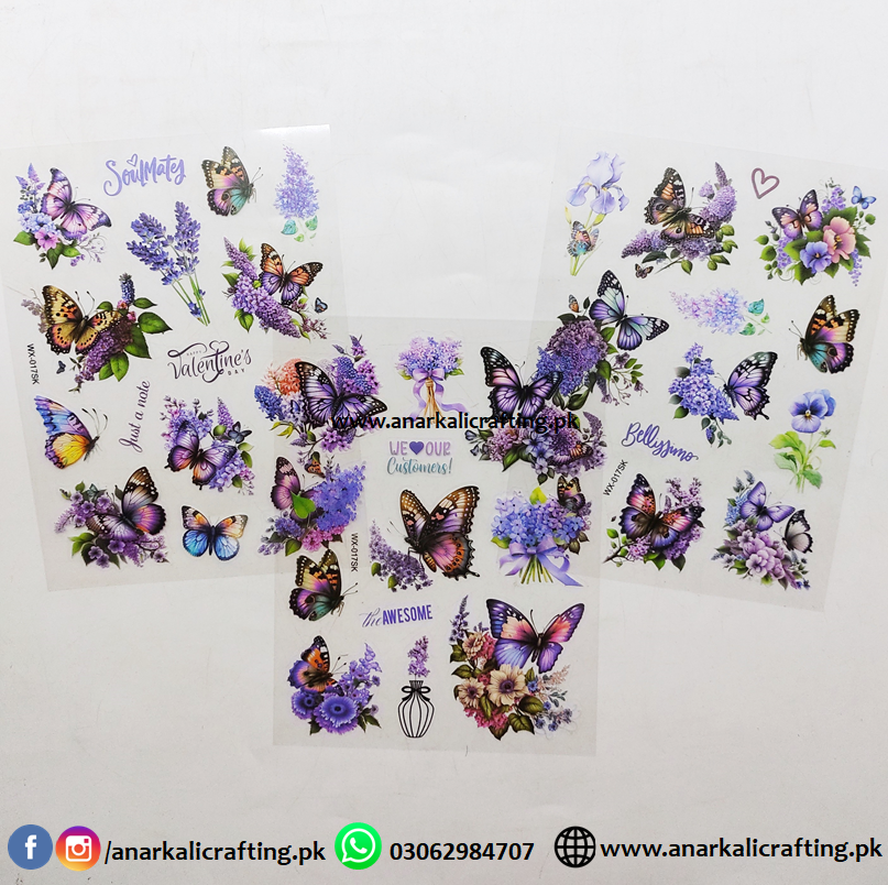 Sticker2 Floral Pet Stickers Set J - Image 1