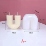 Candle Mold U-Shape - Image 2