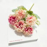 Bouquet Flower Bunch BF022 Peach & Pink