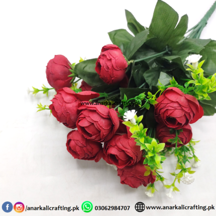 Bouquet Flower Bunch BF041 Maroon