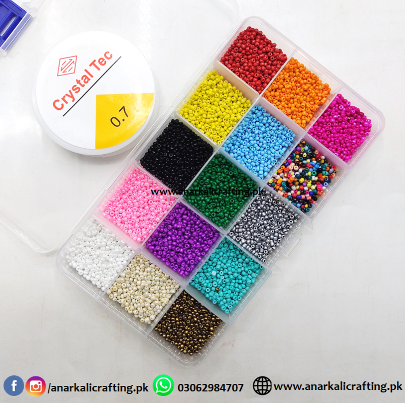 Box of Seed Beads2 - Anarkali Crafting
