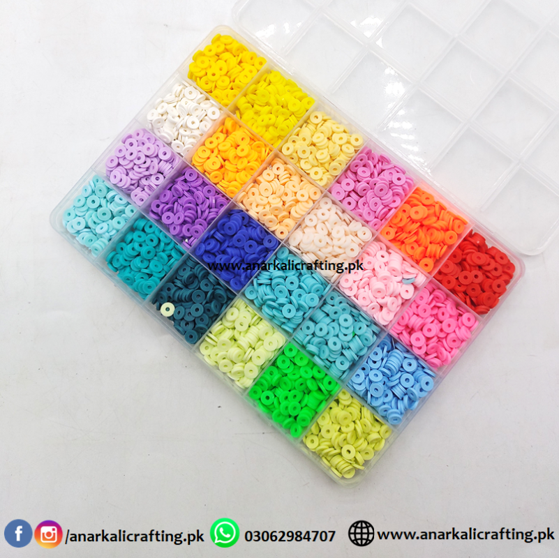 Clay beads kit - Anarkali Crafting